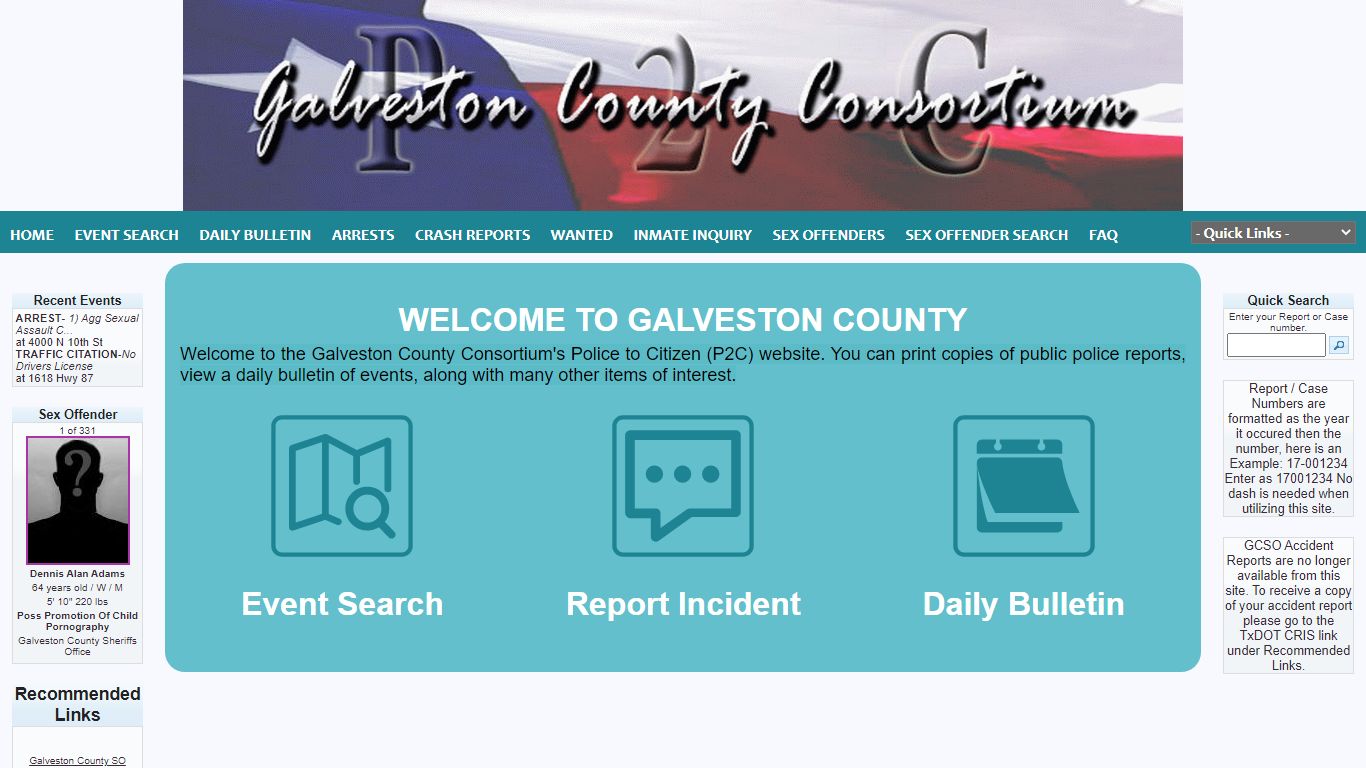 Galveston County Sheriff's Office P2C